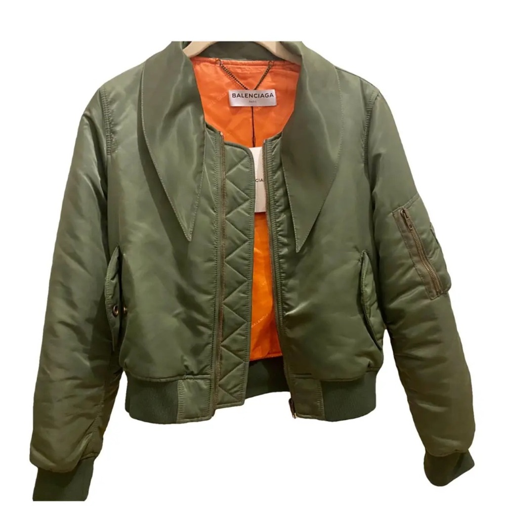 Balenciaga Women’s Puffer Bomber Jacket RTW 2017 Vintage